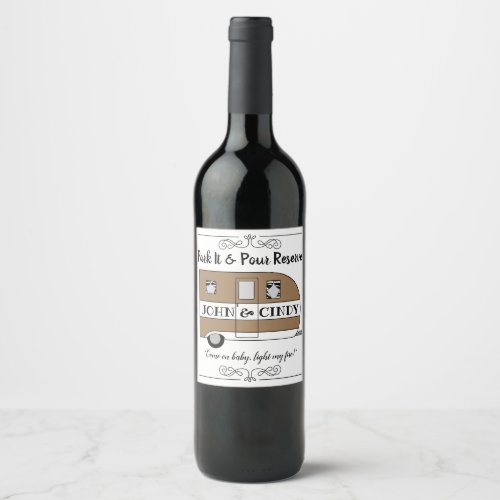 Park It  Pour Reserve Camping Wine Labels