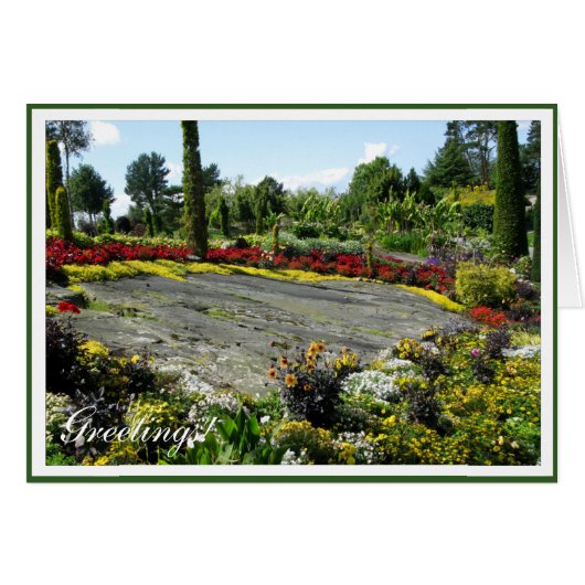 Park Landscape Photo customizable Frames Cards (Front Horizontal)