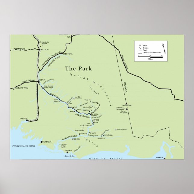 Park map poster (color) (Front)