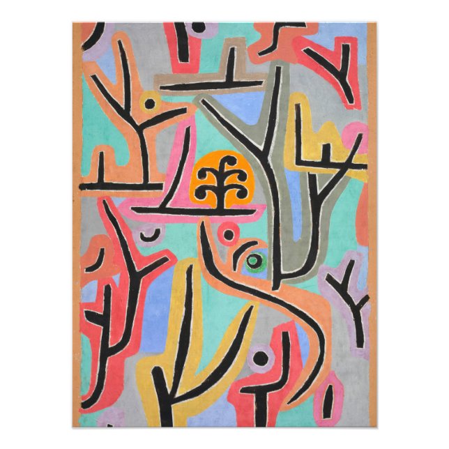 Park near Lu Paul Klee Photo Print (Front)