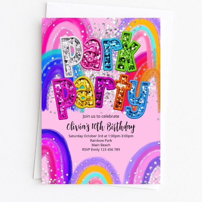 Park Party Birthday Invitation (Creator Uploaded)