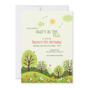 Park Party Invitation
