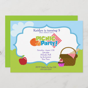 Park Picnic Party Invitation