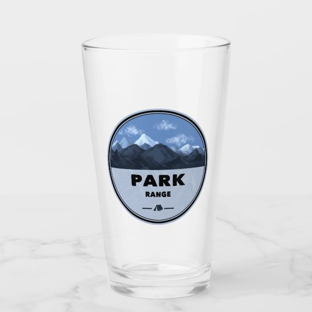 Park Range Colorado Camping Glass (Front)