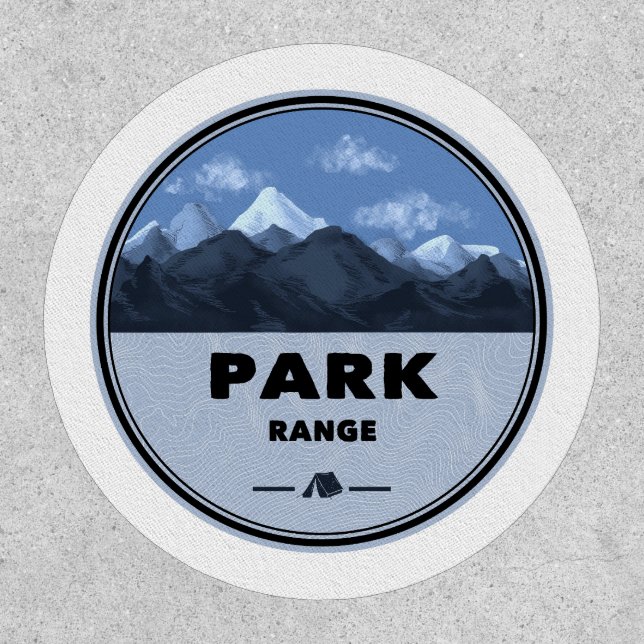 Park Range Colorado Camping Patch (Front)