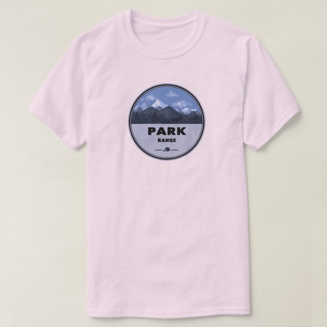 Park Range Colorado Camping T-Shirt (Design Front)