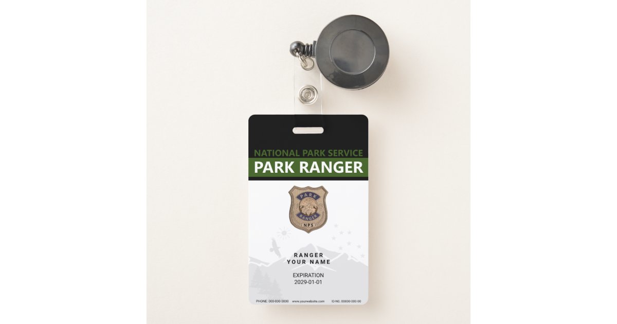 Park Ranger National Park Forester - Forest Ranger - Sticker