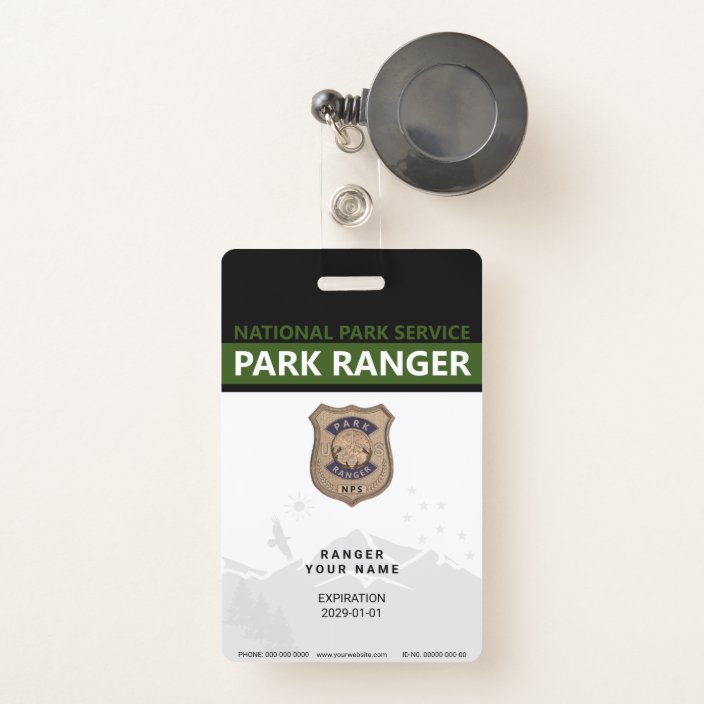 Park Ranger Badge Zazzle com