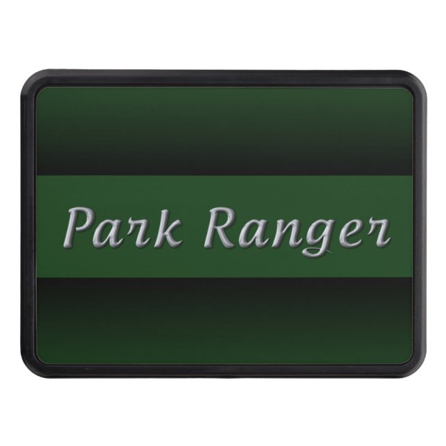 Park Ranger - Based on the Thin Blue Line Hitch Cover (Front)