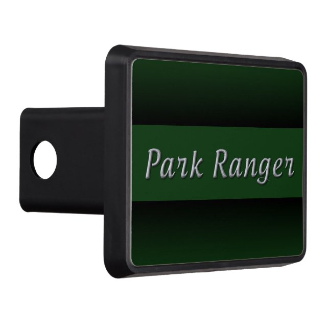 Park Ranger - Based on the Thin Blue Line Trailer  Hitch Cover (Right)
