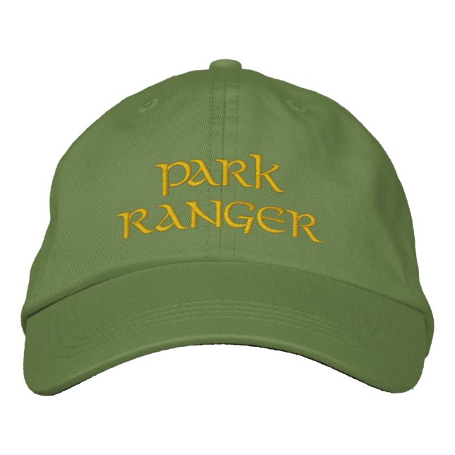 Park Ranger Embroidered Baseball Hat (Front)