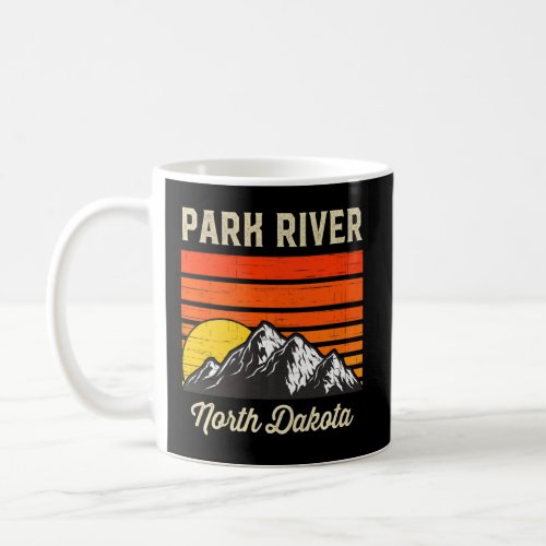Park River North Dakota Retro City State Vintage U Coffee Mug