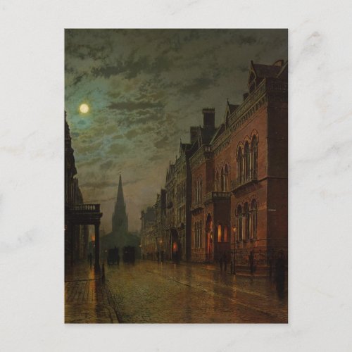 Park Row Leeds by John Atkinson Grimshaw Postcard