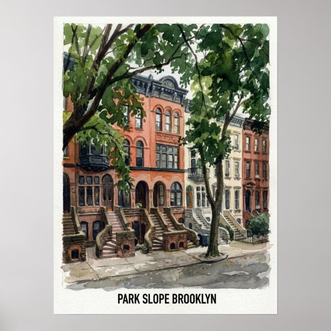 Park Slope Brooklyn New York Poster (Front)