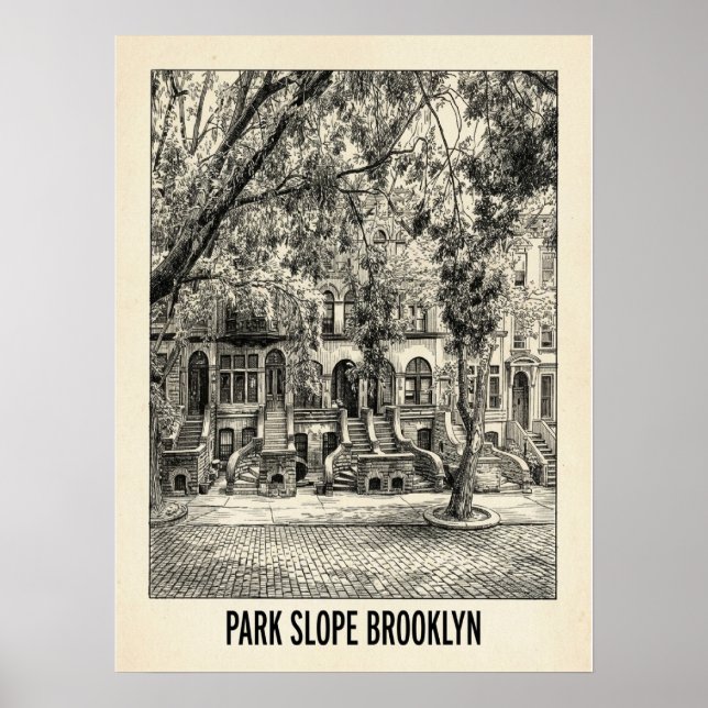 Park Slope Brooklyn New York Poster (Front)