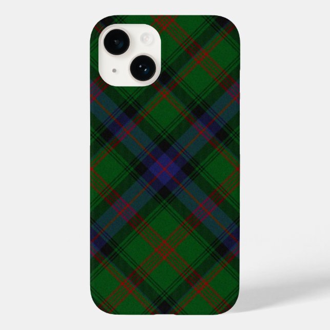 Park tartan green blue plaid Case-Mate iPhone case (Back)