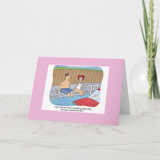 Park the car Valentine's Day Card (Front)