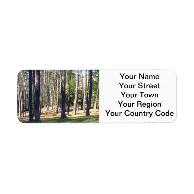 Park Trees Label (Front)