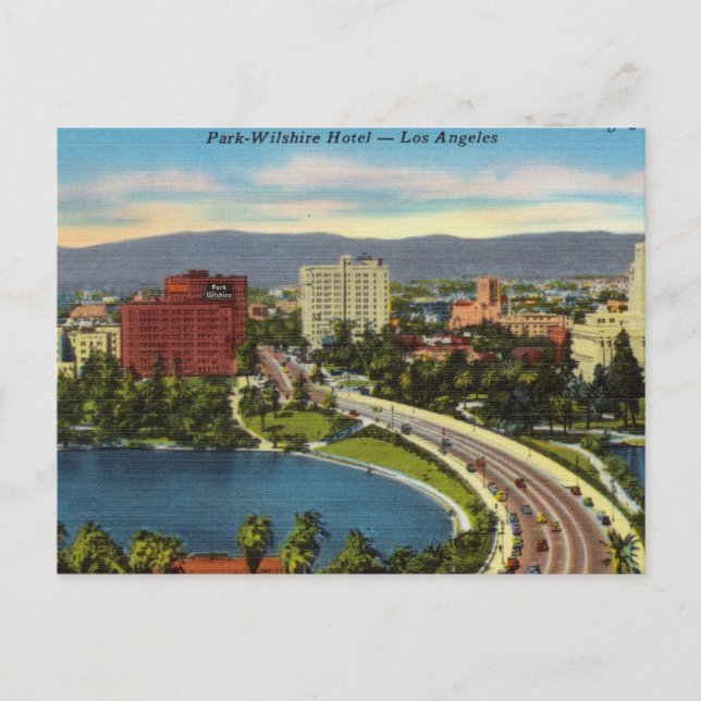Park-Wilshire Hotel, Los Angeles Postcard (Front)