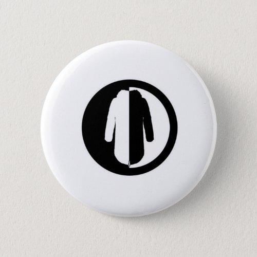 Parka Power is a cool retro mod motif Pinback Button