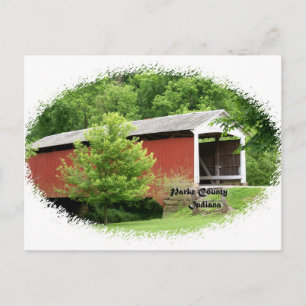 Parke County Indiana Postcard