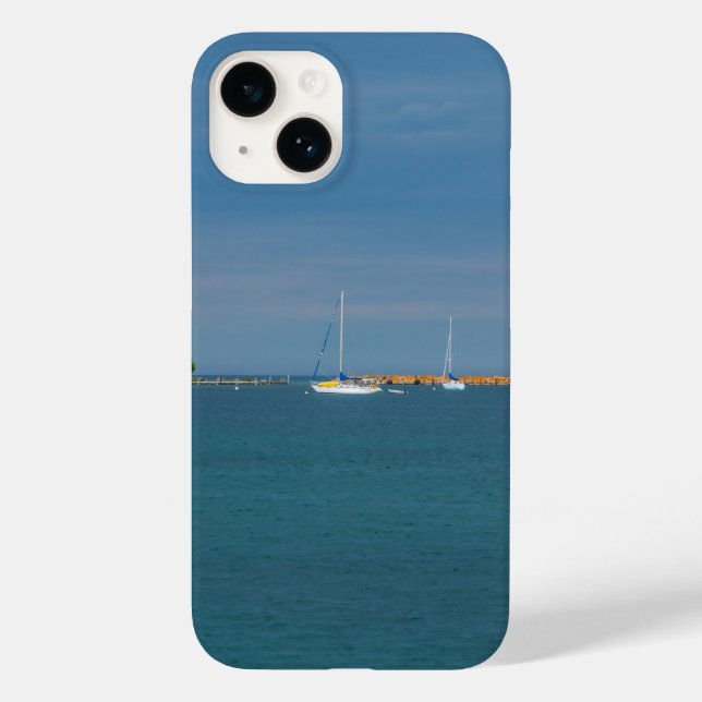 Parked At Mackinac Harbor Case-Mate iPhone Case (Back)