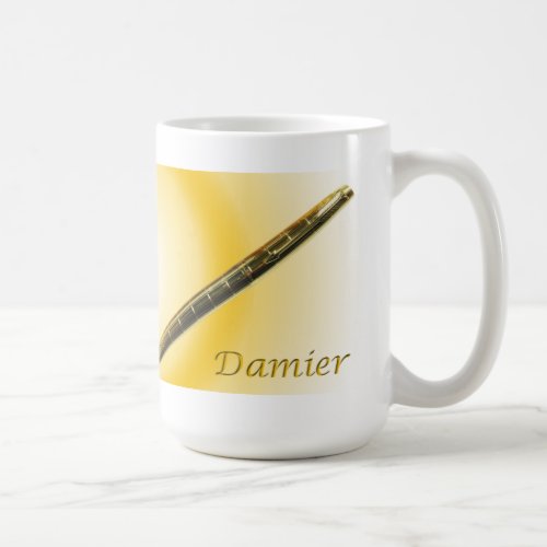 Parker 75 Damier Fountain Pen Collectors Mug