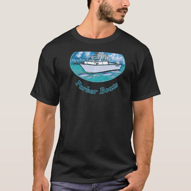 Parker Boats   T-Shirt (Front)