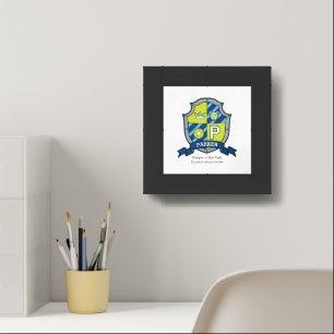 Parker boys name meaning heraldry shield poster