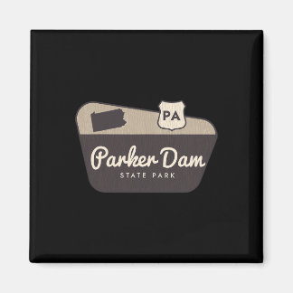 Parker Dam State Park Pennsylvania Welcome Sign Tr Magnet
