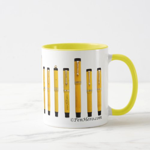 Parker Duofold Mandarin Fountain Pens Mug