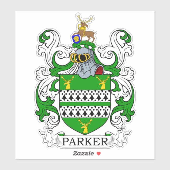 Parker Family Crest Sticker (Sheet)