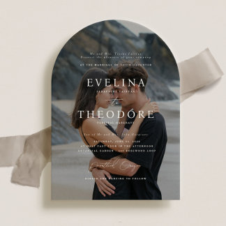 Parker Formal Photo Wedding Invitation
