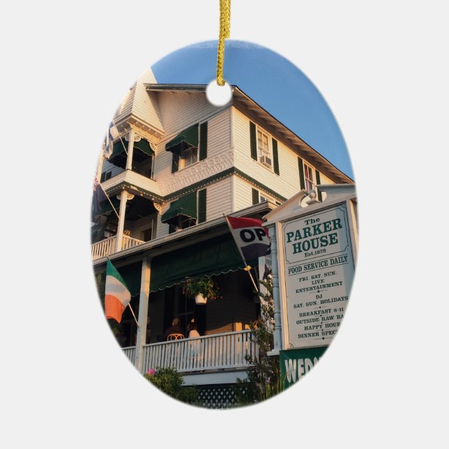 Parker House Ceramic Ornament (Front)