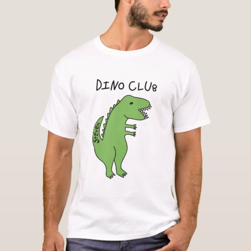 Parker James Merch Toddler Dino Club T_Shirt