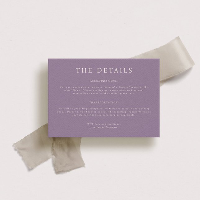 Parker Landscape Wedding Details Card (Creator Uploaded)