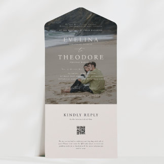 Parker Photo Seal and Send Wedding Invitation