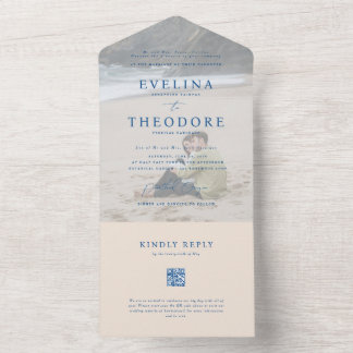 Parker Photo Seal and Send Wedding Invitation