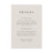 Parker Portait Wedding Details Card