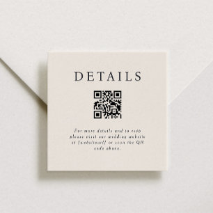 Parker QR Code Insert Card