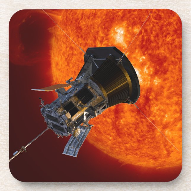 Parker Solar Probe Spacecraft Beverage Coaster (Front)