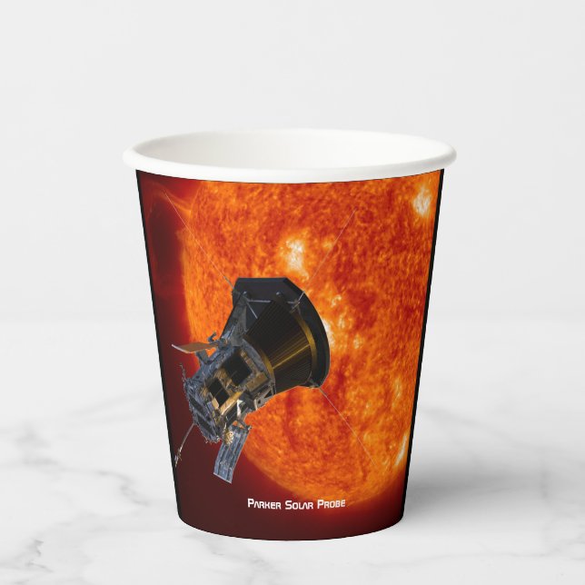 Parker Solar Probe Spacecraft Paper Cups (Front)