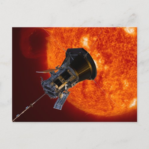 Parker Solar Probe Spacecraft Postcard