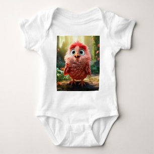 Parker - The Red Cardinal Chick Baby Bodysuit