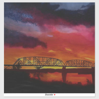 Parker train Bridge #1 Sticker