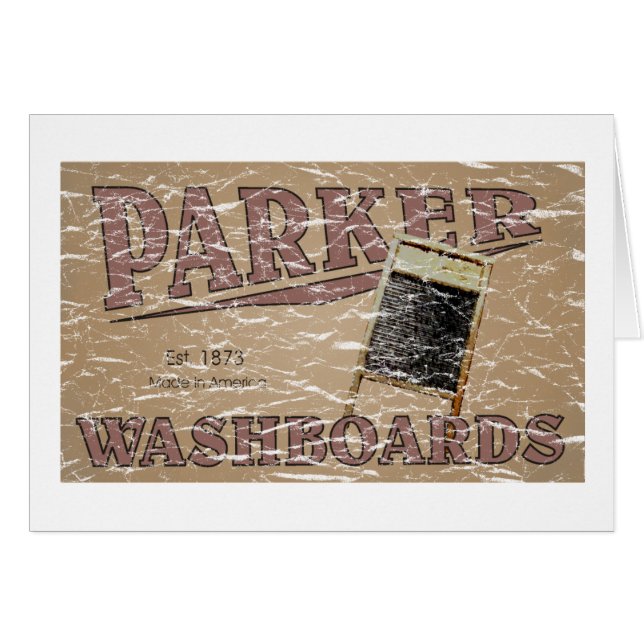 Parker Washboard - distressed Cards (Front Horizontal)