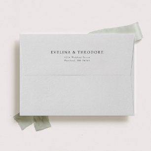 Parker Wedding Pre Addressed Envelope