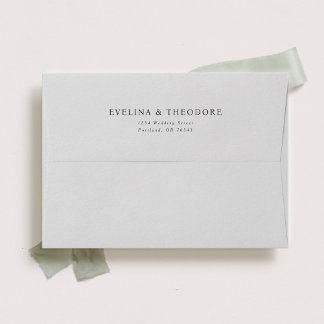 Parker Wedding Pre Addressed Envelope