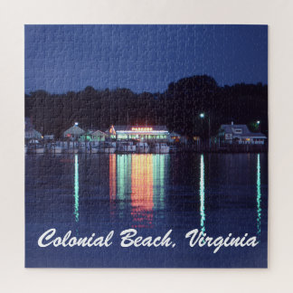 Parkers Seafood Restaurant, Square Jigsaw Puzzle