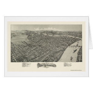 Parkersburg, WV Panoramic Map - 1899